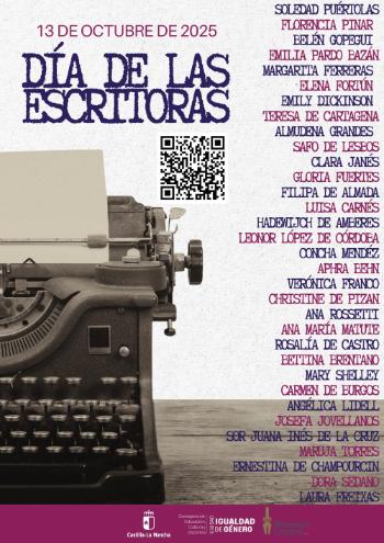 Cartel Día de las Escritoras